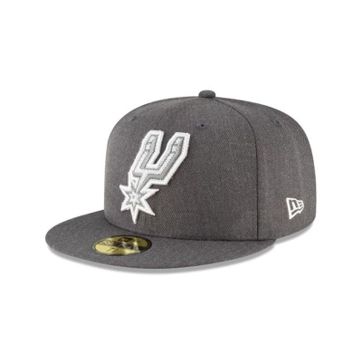 San Antonio Spurs Gorra | New Era NBA Terrycloth 59fifty Fitted Cap Mexico - Grises